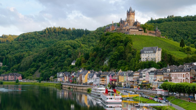 Mosel med b�ttur � Bernkastel-Kues � R�desheim